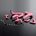 Silicone Radiator Coolant Hose Pipe Kit With Clamps For Ford Mustang V8 V6 Mt 1979 To 1983 And Gt Lx Cobra 5 0l 1986 1993 Pink 