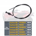 Svkzgfz Choke Cable For Honda Foreman 400 450 500 Fourtrax 300 350 4x4 Trx300fw Trx350 Trx400fw Trx450 Trx500fe Trx500fm With