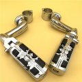 Xkh Group Motorcycle Chrome Adjustable Peg Mounting Kit Wing Zombie Sull Footrest For V-star Roadstar Suzuki Boulevard Equipped