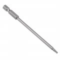 Uxcell 3 Pcs 1 4 Hex Shank T10 Magnetic Security Torx Screwdriver Bits 100mm Length