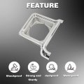 G-plus Headlight Trim Bezel Door Chrome Silver Compatible With Chevy Blazer Gmc Jimmy 1973-1978 Gm2513134 Gm2512134 376628
