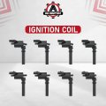 Ignition Coil Pack Set Of 8-5 7l V8 Hemi Engine Replaces 56028394ab 56028394ac Compatible With Chrysler Dodge Jeep Vehicles