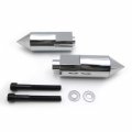Smt- Chrome Spike Frame Sliders Crash Protector Compatiable With Yzf R1 2004-2006 P N Mt290-001-cd