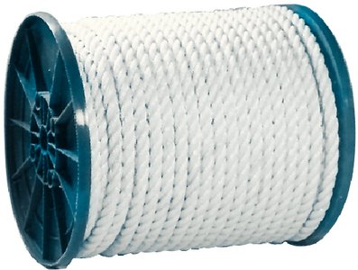 Twist Nylon Rope White 1 4 X 600