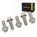 Bolt For Pontiac Firebird 1998 22 Steel Zinc Coated Hex Head Medium Thread 0 512 Tool Size 0 9 In Length