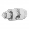 10pcs Solar Grounding Clamp Cable Bare Wire Lightning Protection Safety Coupling Lug Fastener Clip