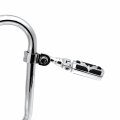 Smt-chrome Short Angled Peg Mounting Kit With Hawk Foot Compatible Bike Equipped 1-1 4 Inch 1 25 Front Engine Guard Frame Tube