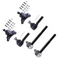 6pc Set Front Suspension Kit Fit 1984-1995 For Toyota Pickup Inner Tie Rod End Outer Upper Ball Joint