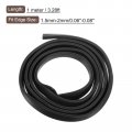 Uxcell U Channel Edge Trim 3 3ft Length Rubber Guard Seal Strip Protector Round Type Fit For 1 5-2mm 13 64 W X 7 16 H Black