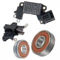 Maniacem Alternator Rebuild Kit For 1995-1998 Nissan 200sx 1998-1999 Sentra 2 0l Voltage Regulator Brushes Bearings 13647rk 