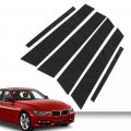 G-plus 6pcs Set Door Trim Piano Decal Compatible With Bmw 3 Series E90 2005 2006 2007 2008 2009 2010 2011 2012