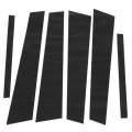 G-plus 6pcs Set Door Trim Piano Decal Compatible With Bmw 3 Series E90 2005 2006 2007 2008 2009 2010 2011 2012