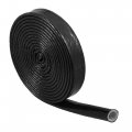 X Autohaux 1 2 Id 10ft Heat Shielded Fire Sleeve Silicone Coated Fiberglass Tape For Automotive Hose Lines Wires Electrical