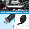 X Autohaux 1 2 Id 10ft Heat Shielded Fire Sleeve Silicone Coated Fiberglass Tape For Automotive Hose Lines Wires Electrical