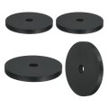 4pcs Thick Rubber Spacer 3-15 16 Inch Od X 9 Id 3 8 Thickness Round Bushings Anti Vibration Flat Washers For Home Industrial 