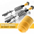 X Autohaux 1 Set Car Front Rear Jounce Bumper Stop Axle Bumpers 15295277 15783030 For Hummer H3 H3t 2006-2010 Yellow