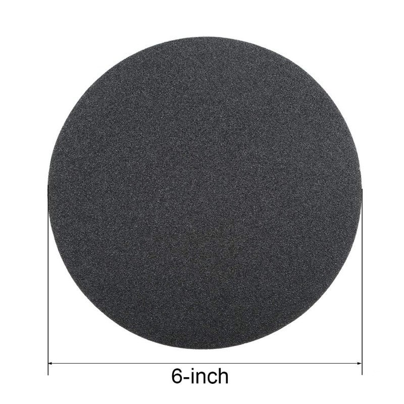 6-inch Hook And Loop Sanding Disc Wet Dry Silicon Carbide 100 120 150 Grit Assorted 9 Pcs