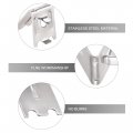 Uxcell Freezer Shelf Clips Support Bracket Square Buckles Stainless Steel 1mm Thick 4pcs