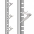 Uxcell Freezer Shelf Clips Support Bracket Square Buckles Stainless Steel 1mm Thick 4pcs