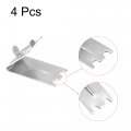Uxcell Freezer Shelf Clips Support Bracket Square Buckles Stainless Steel 1mm Thick 4pcs