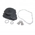Httmt Mt313-030b- Black Billet Aluminum Engine Clutch Cover Compatible With Suzuki 2006-2009 Gsxr 600 750 W Gasket