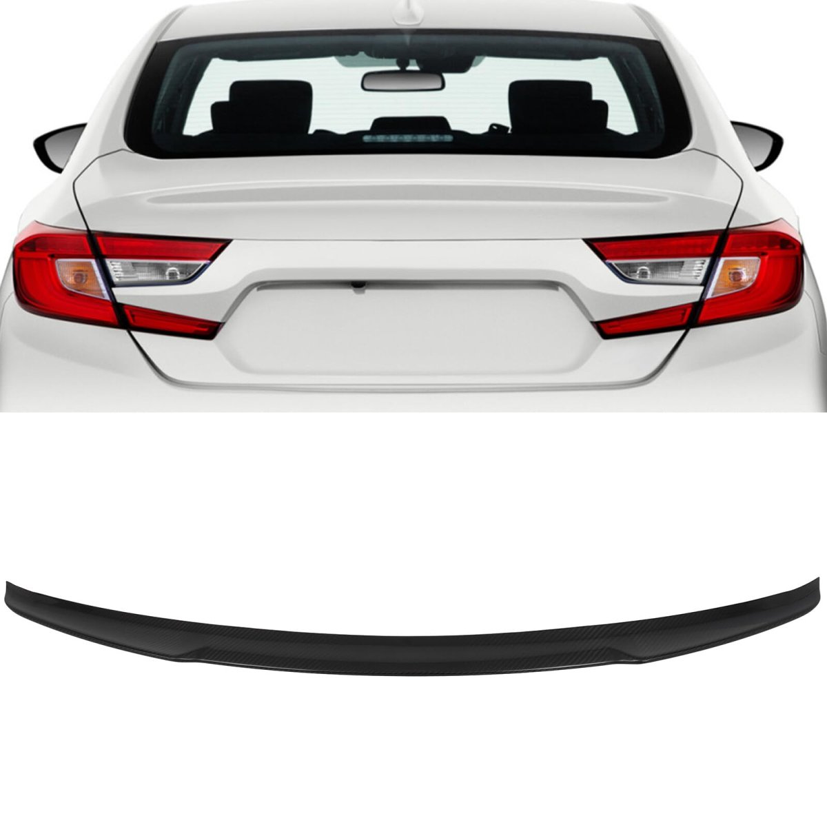 Carbon Fiber Rear Trunk Spoiler Wing Fit For 2018-2021 Honda Accord Sedan