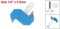 Uxcell 1 4 Shank T Slot Router Bit 10 Cutting Depth 2 Flutes Carbideipped T Track Cutter Blue Silver