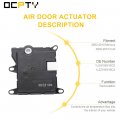 Ocpty Air Door Actuator 604-209 Fits Ford Explorer Mercury Mountaineer Replace For 1l2h19e616cd 1l2z19e616ca Yh1744 Hvac Blend