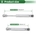 150mm 5 91 Gas Struts 156n Springs Silver Tone Carbon Steel 2 Set Rv Car Toolbox Lid Storage Box Cover Cabinet Door