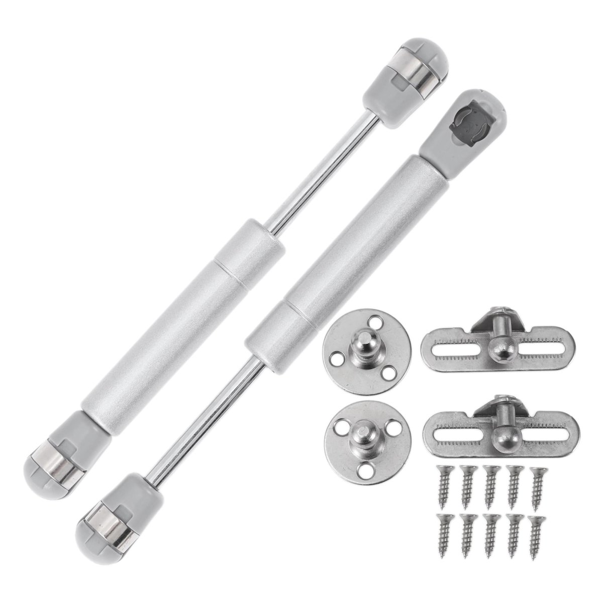 150mm 5 91 Gas Struts 156n Springs Silver Tone Carbon Steel 2 Set Rv Car Toolbox Lid Storage Box Cover Cabinet Door