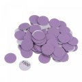 Uxcell 100pcs 1-inch Purple Sanding Discs 1500 Grits Hook And Loop Professional Aluminum Oxide Sand Paper Mini Size For Wood
