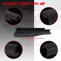 Auto Dynasty Rear Flex Step Tailgate Spoiler Cap Molding Protector Compatible With Ford F-250 F-350 F-450 Super Duty 11-16