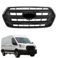 Front Grille Upper Glossy Black Straight Trim Style Replacement For Transit T150 2020-2022 