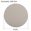 6-inch Hook And Loop Sanding Disc Wet Dry Silicon Carbide 3000 Grit 6 Pcs