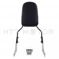 Smt-chrome Skull Backrest Sissy Bar With Leather Pad Compatible Shadow Ace 1100 B07brt1jcr