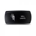 Ch4x4 Rocker Switch Hell Lights Symbol Horizontal Blue Led