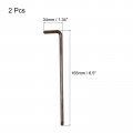 Uxcell T30 Anti Tamper Proof Torx Star Key Bit Wrench L-shape 6 5-inch Long Arm S2 Steel 2 Pcs