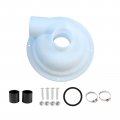 I Vacuum Dust Separator Collector Diy Plastic Durable Spare Parts Lightweight Woodworking Portable Cyclone Cover White