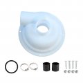 I Vacuum Dust Separator Collector Diy Plastic Durable Spare Parts Lightweight Woodworking Portable Cyclone Cover White