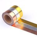 Gold Washi Masking Tape Collection 3 Pieces Premium Diy Arts And Crafts For Gift Wrapping Home Decoration 5 In By 32 8 Ft 