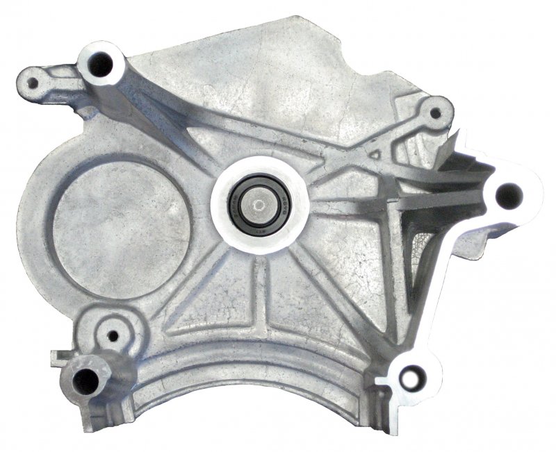 Fbt-006 Fan Pulley Bracket Aluminum Die Cast With Bearings Vehicle Specific Fit Machined Finish