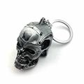 Hk Moto- 1pc Creative Motorcycle Bicycle Skull Key Chain Ringchainring Key Fob