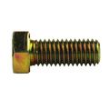 1 4 In 20 X 2 5 Yellow Zinc Plated Coarse Thread Grade 8 Cap Screws Hexagon Bolt 25 Count Model 12070 