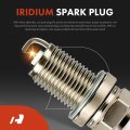 A-premium 1x Ignition Coil Pack And 6x Iridium Spark Plugs Compatible With Volkswagen Jetta 1994-1998 Passat 1994-1997 Eurovan