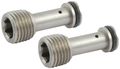 Allstar All90071 0 055 I D Steel Engine Oil Restrictor Bowtie Block With Allen Head Pair 