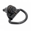 Hecasa 6pcs D Rings Compatible With 2015-2023 Ford Transit 150 250 350 Cargo Hooks Powder Coated Black