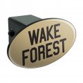 Wake Forest University Secondary Logo Oval Tow Hitch Cover Trailer Plug Insert 2