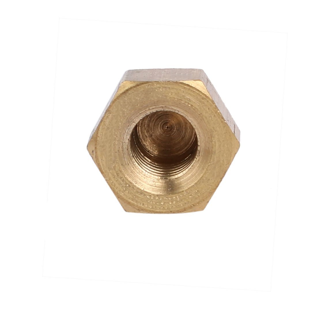 5pcs M6 Female Thread Nut Din1587 Dome Cap Head Hex Brass Tone