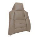 Driver Side Bottom Back Replacement Seat Covers Microfiber Leather Tan Ford F250 F350 F450 F550 Lariat 2002 2003 2004 2005 2006 
