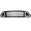 Front Upper Hood Grille W White Drl Led Light For Ford Mustang 2015 2016 2017 